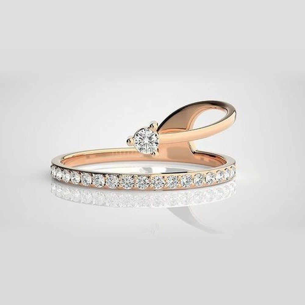 The Seraphina Geometric Navette Diamond Ring