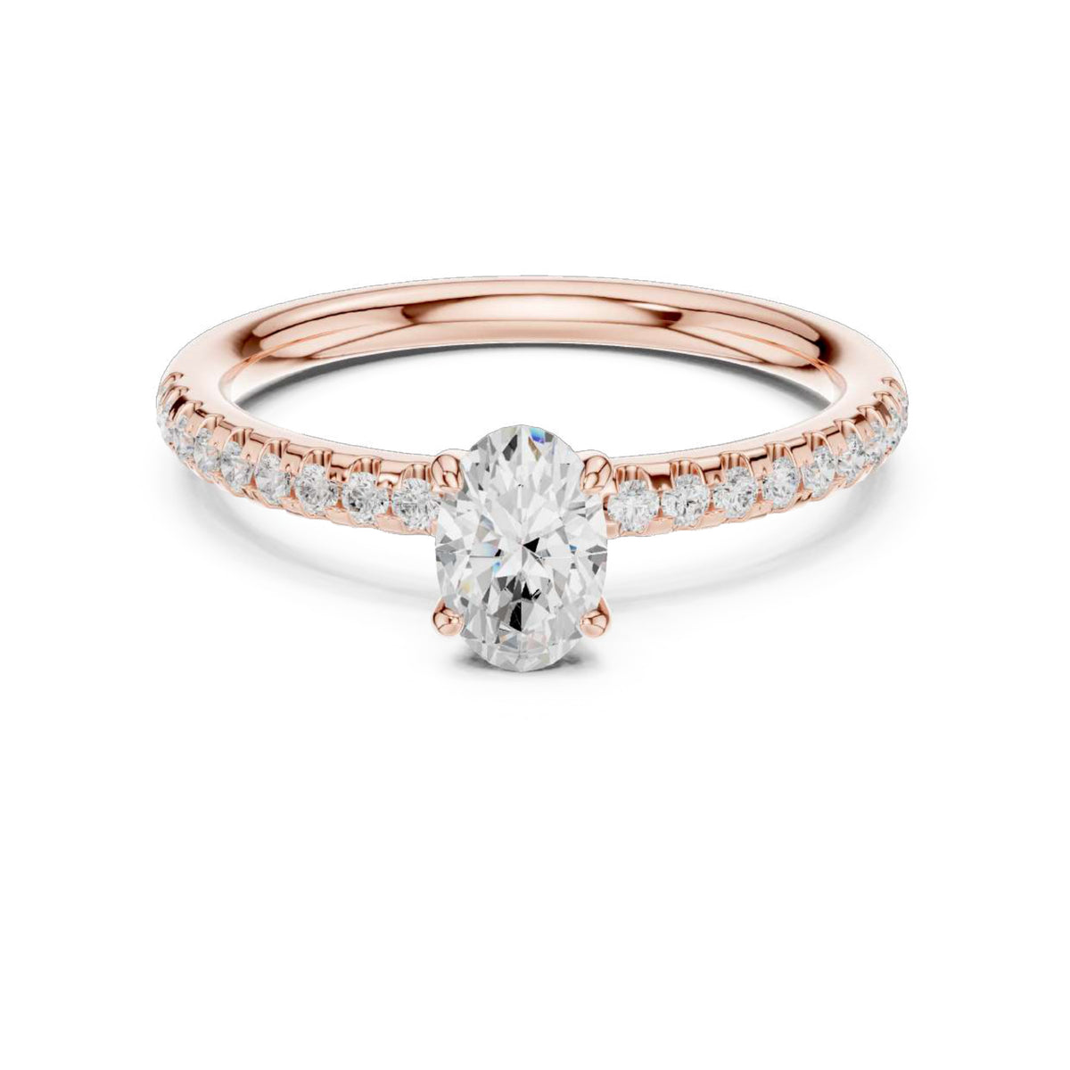 The Seraphina Pavé Eternity Diamond Ring