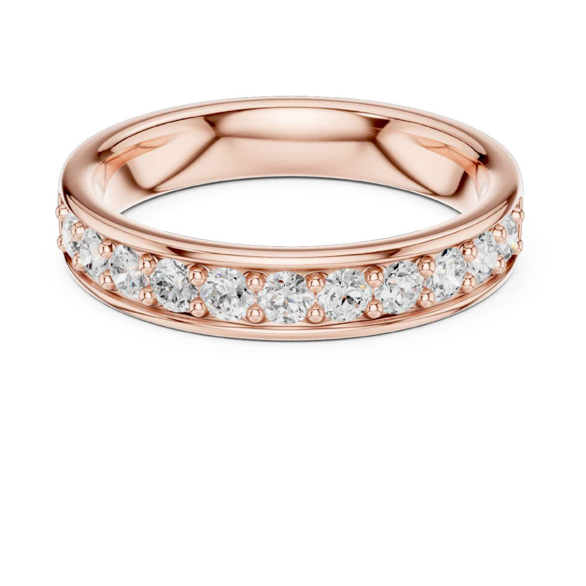 The Seraphina Pear Accent Solitaire Diamond Ring