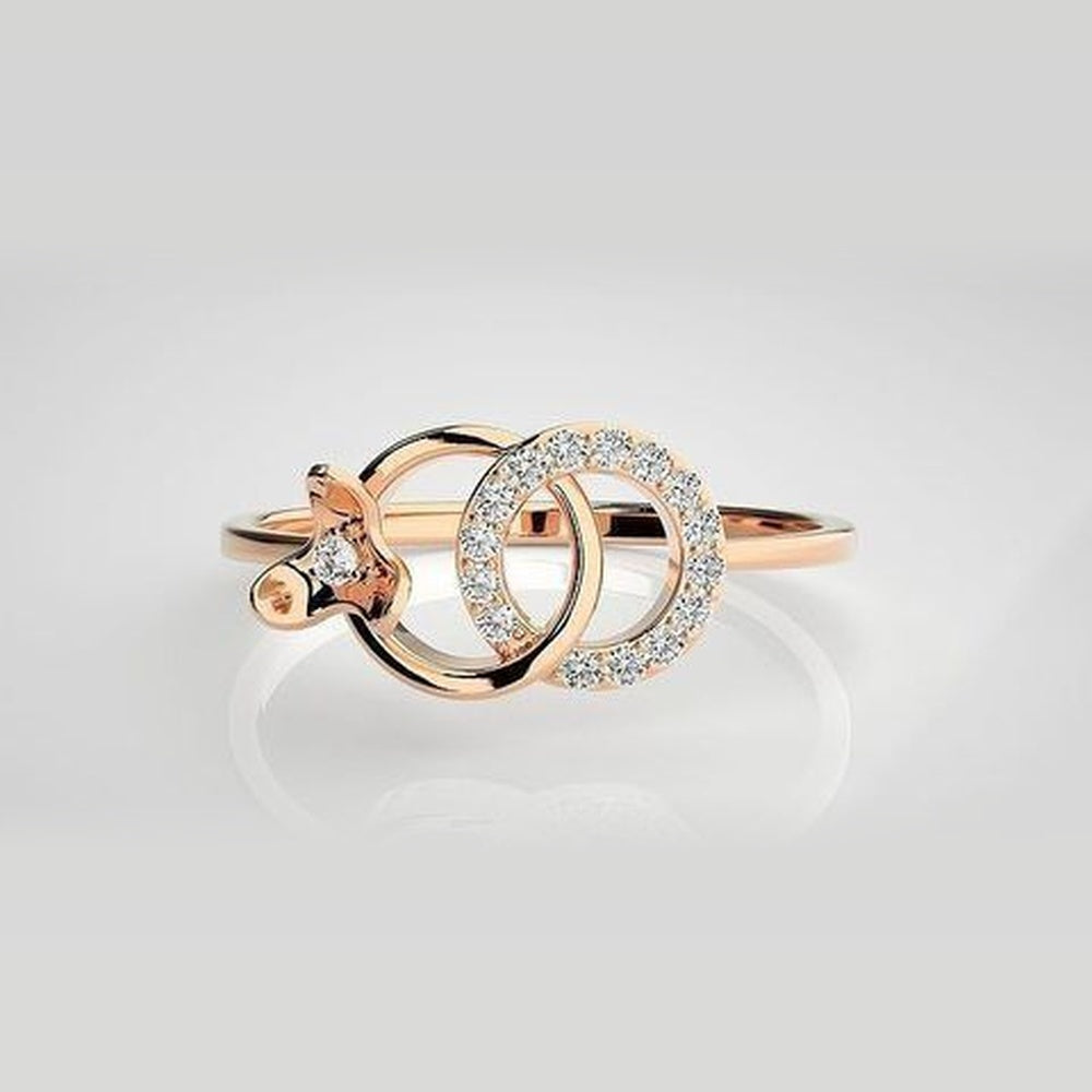 The Seraphina Starlight Cross Diamond Ring