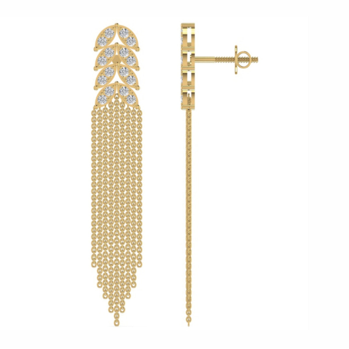 The Solstice Diamond Chandelier Earrings
