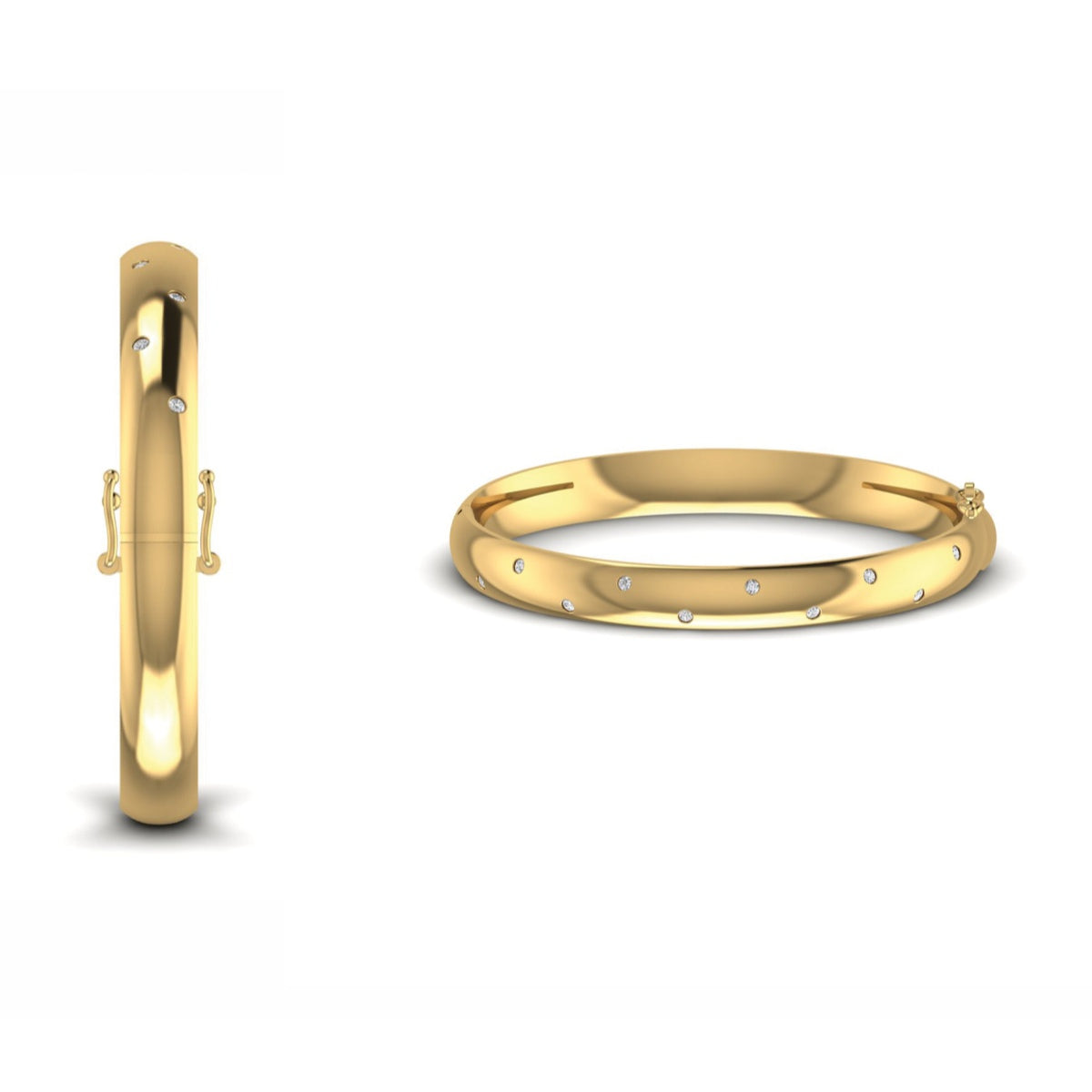 The Solstice Diamond Designer Bangle