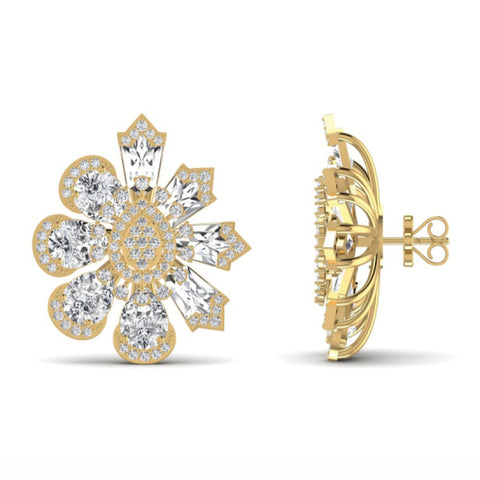 The Sultana Diamond Chandelier Earrings