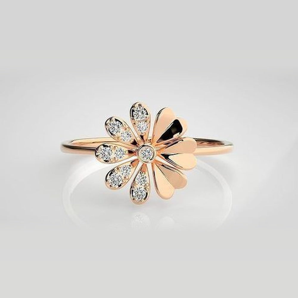 The Verve Crescent Glow Diamond Ring