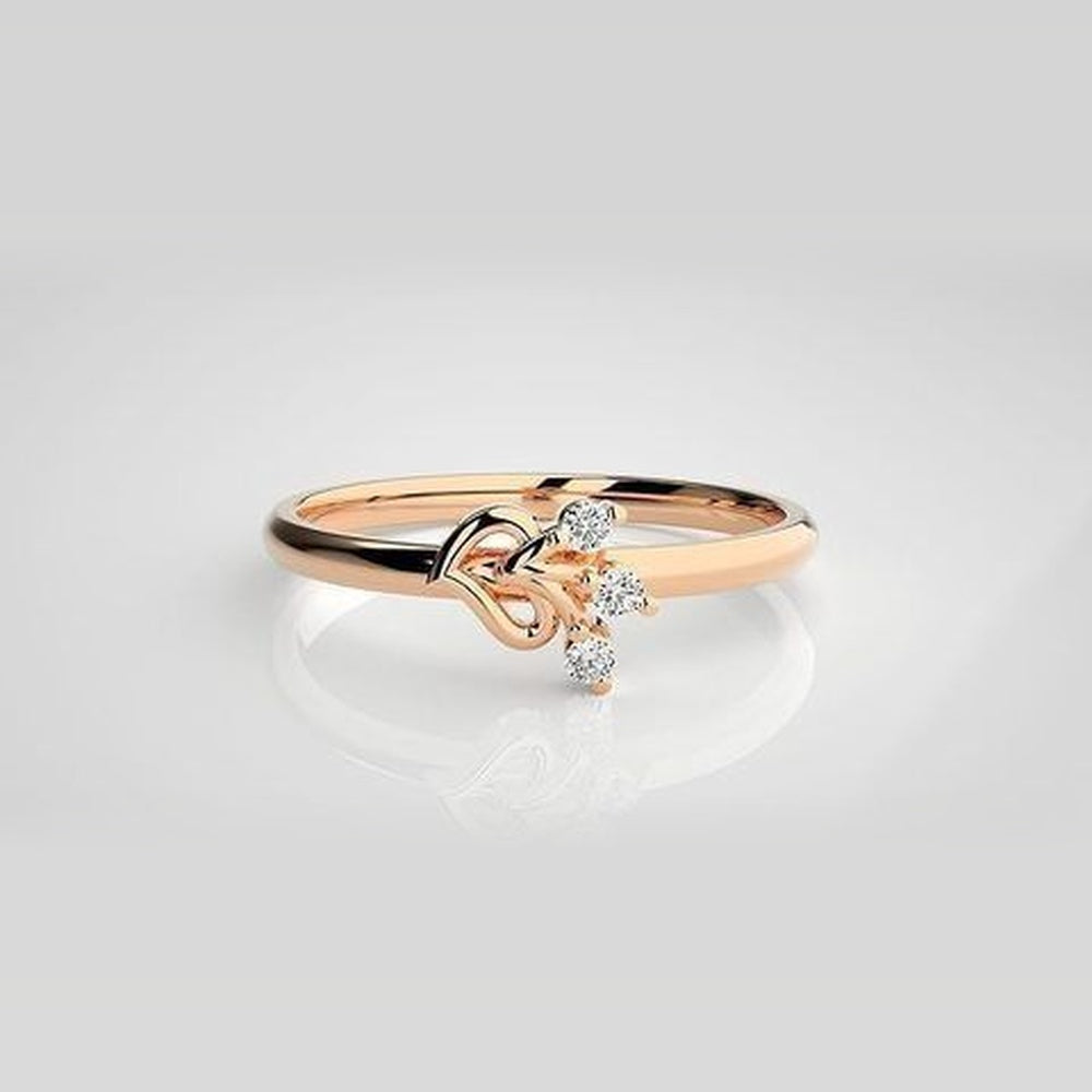 The Verve Geometric Navette Diamond Ring