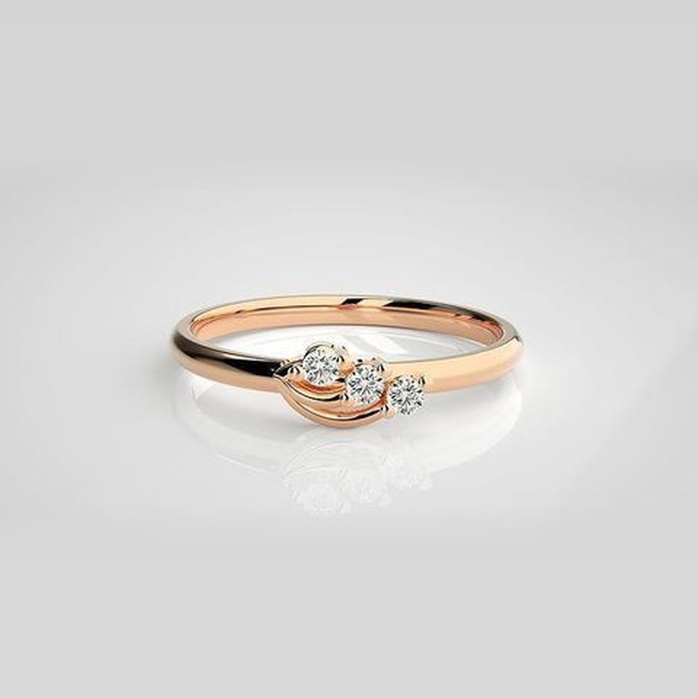 The Verve Sweetheart Arc Diamond Ring