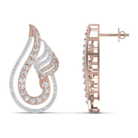 The Vintage Ruby & Diamond Chandelier Earrings