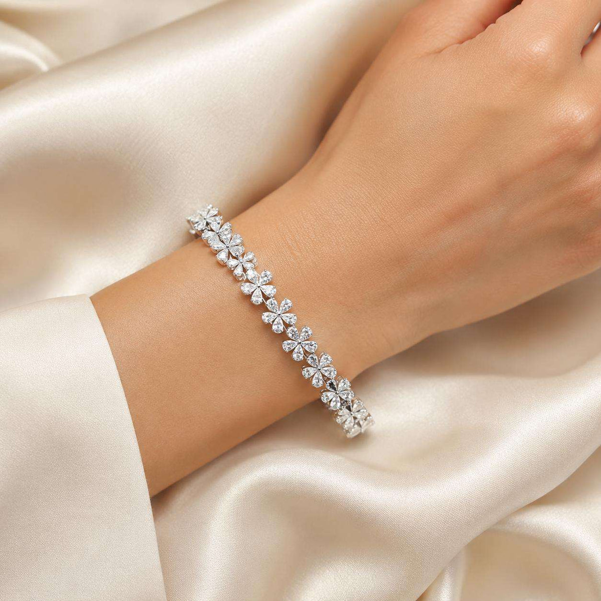 Natural Diamond Bracelets