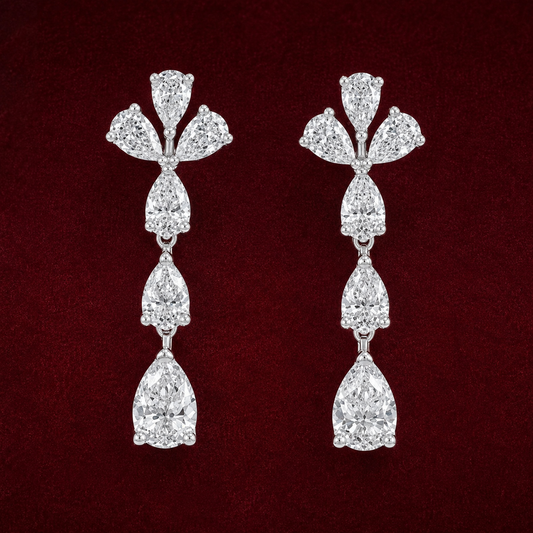 Promesse Natural Diamond Drop Earrings