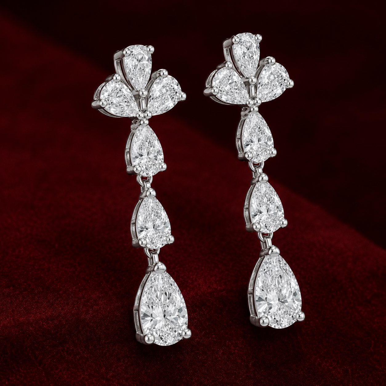 Promesse Natural Diamond Drop Earrings