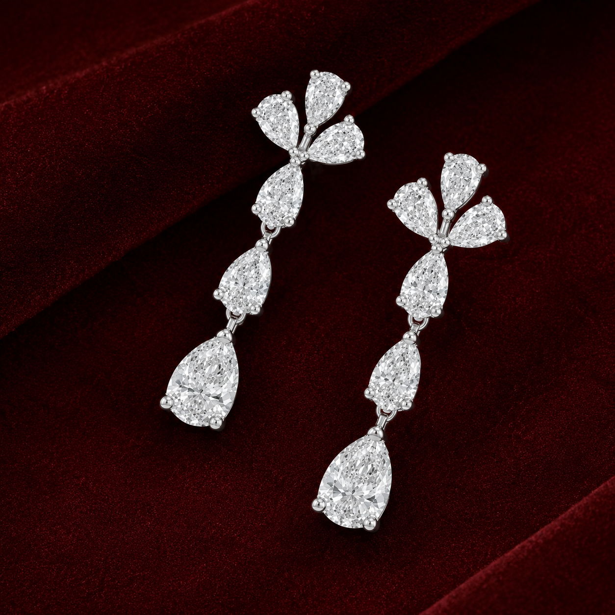Promesse Natural Diamond Drop Earrings
