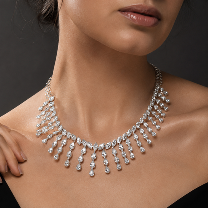 Astra Cascade Diamond Necklace