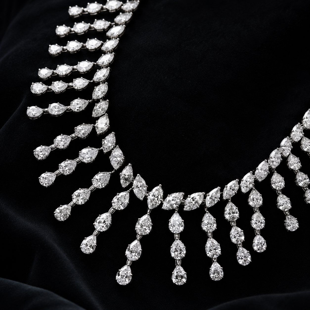 Astra Cascade Diamond Necklace