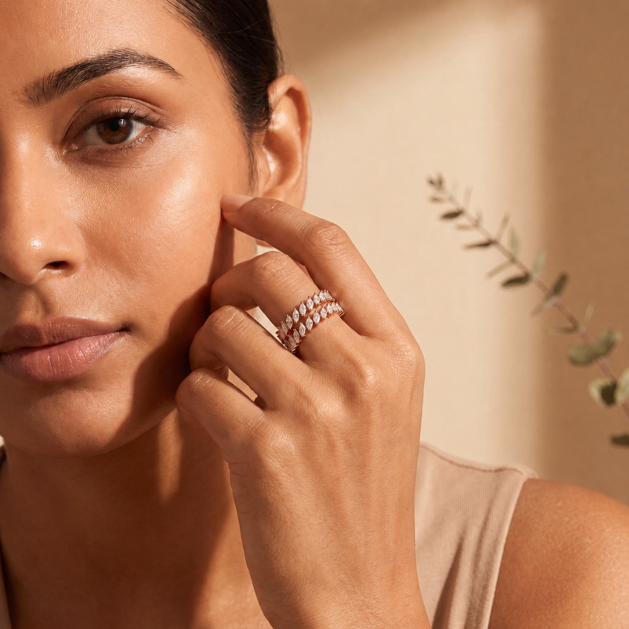 Laurel Marquise Diamond Wrap Ring