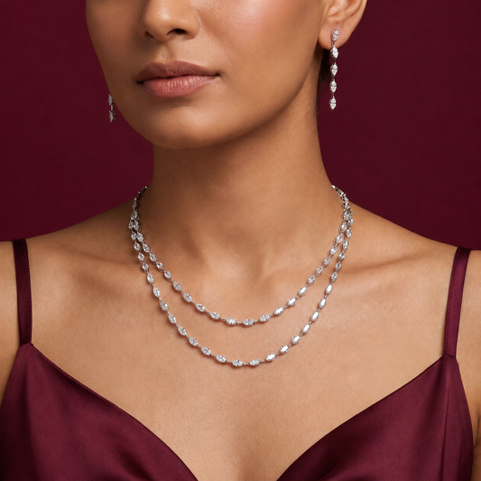 Étoile 100-Diamond Marquise Necklace