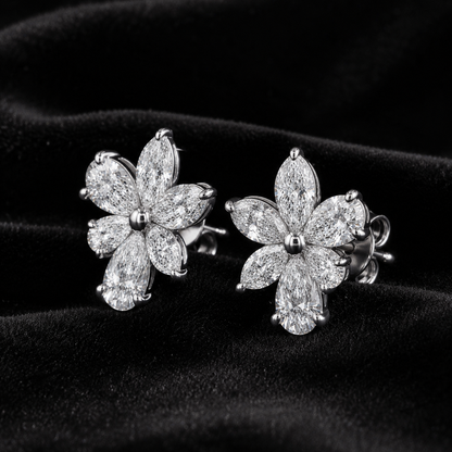 Solstella Natural Diamond Star Studs