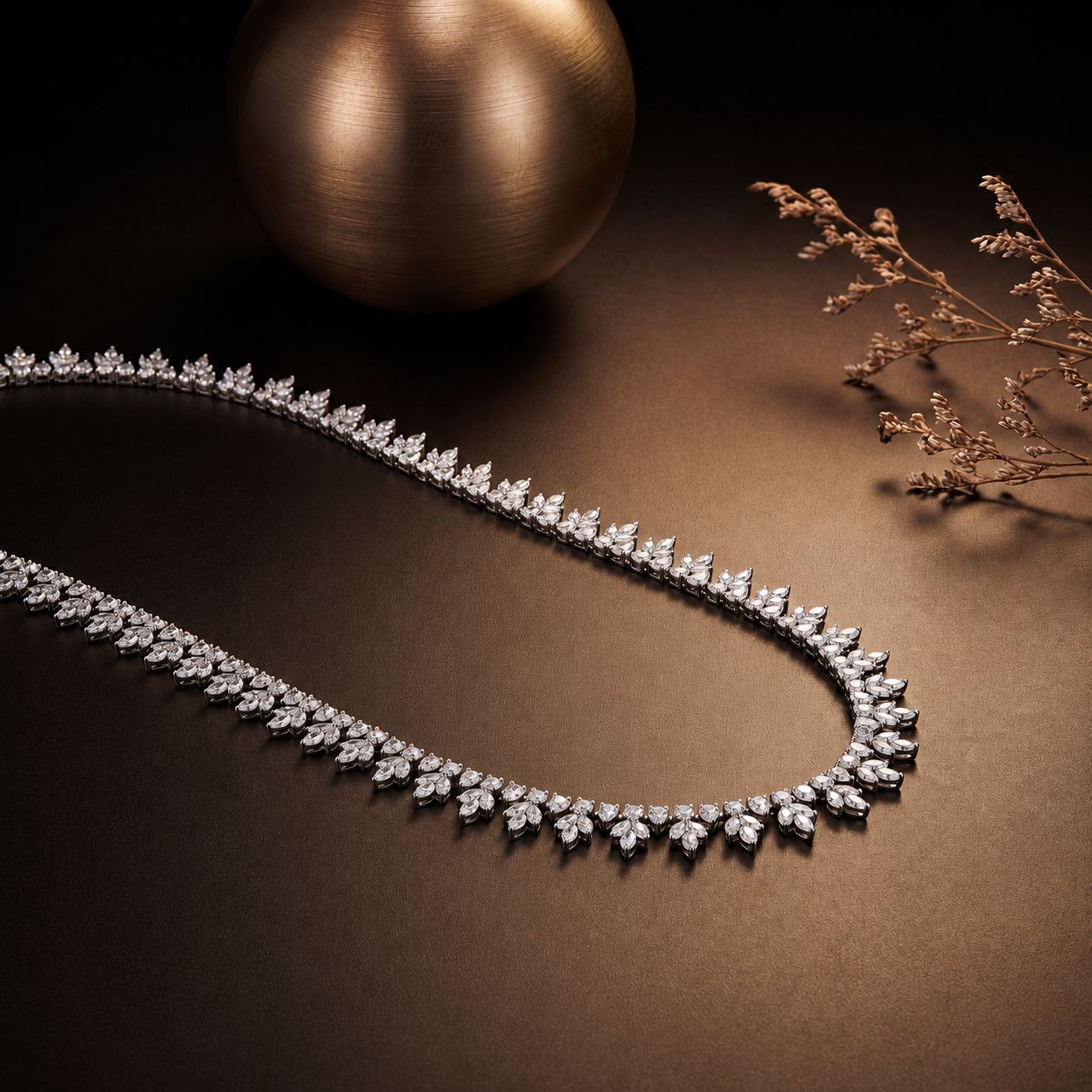 Vigne Royale Diamond Vine Necklace