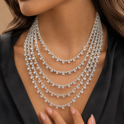 Opulence Cascade Necklace