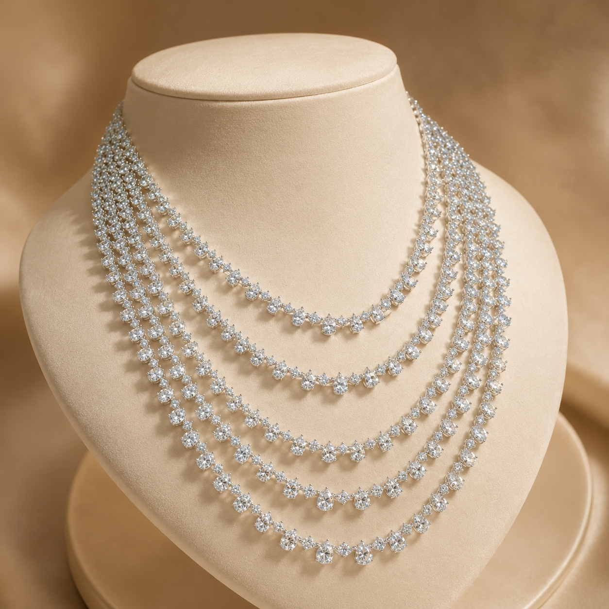 Opulence Cascade Necklace