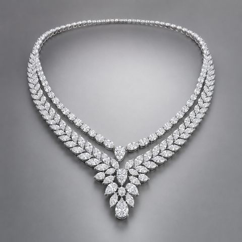 SHAAHI Dynasty Diamond Necklace
