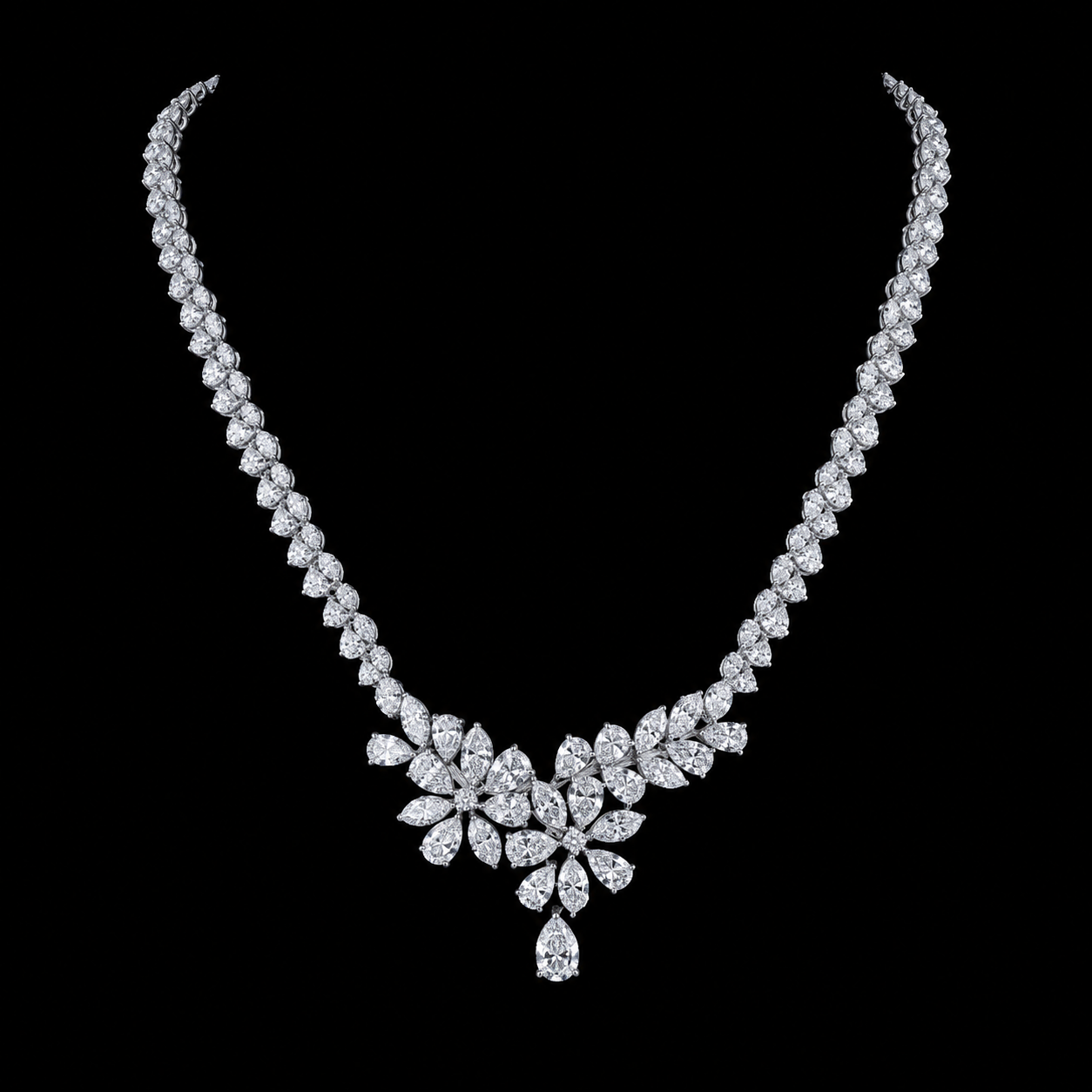 Rosélle Maharani Natural Diamond Necklace