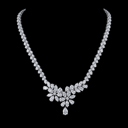 Rosélle Maharani Natural Diamond Necklace