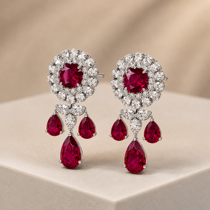 SHAAHI Zareen Ruby Earrings
