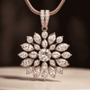 Shaahi Rosette Pendant
