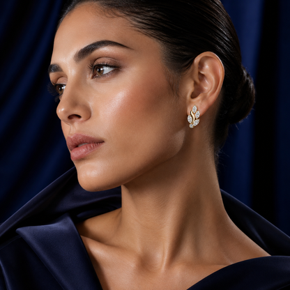 TERRA Aurélia Leaf Earrings
