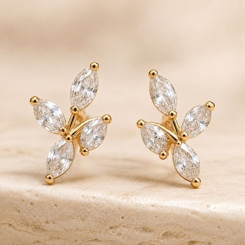 TERRA Auric Leaf Earrings