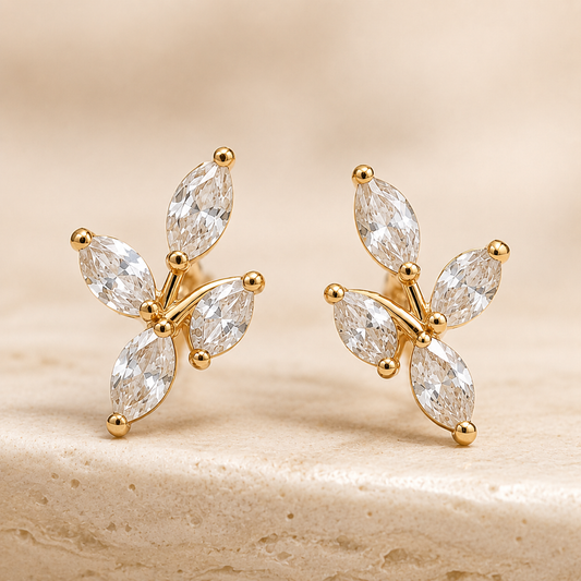 TERRA Auric Leaf Earrings
