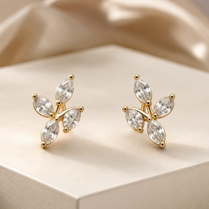 TERRA Auric Leaf Earrings