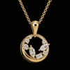 TERRA Auric Orbit Diamond Pendant