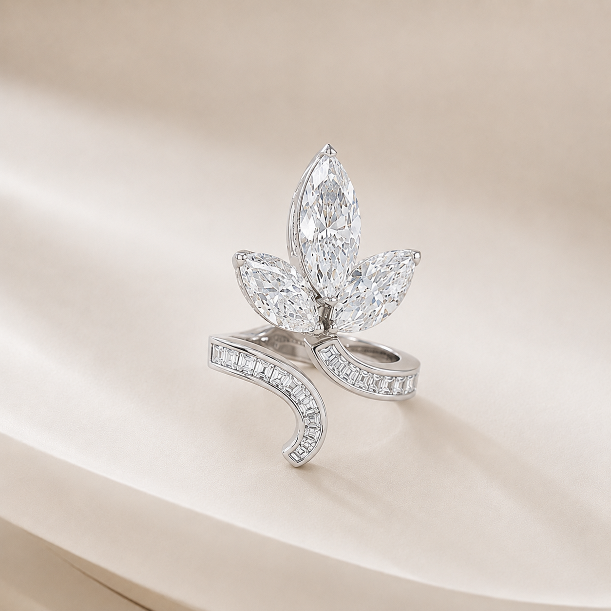 TERRA Leafrise Diamond Ring