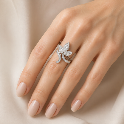 TERRA Leafrise Diamond Ring
