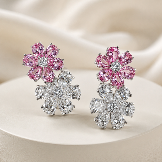 TERRA Rosé Bloom Earrings
