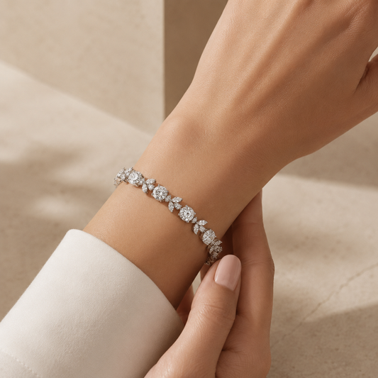 SYLVARA – Botanical Natural Diamond Bracelet