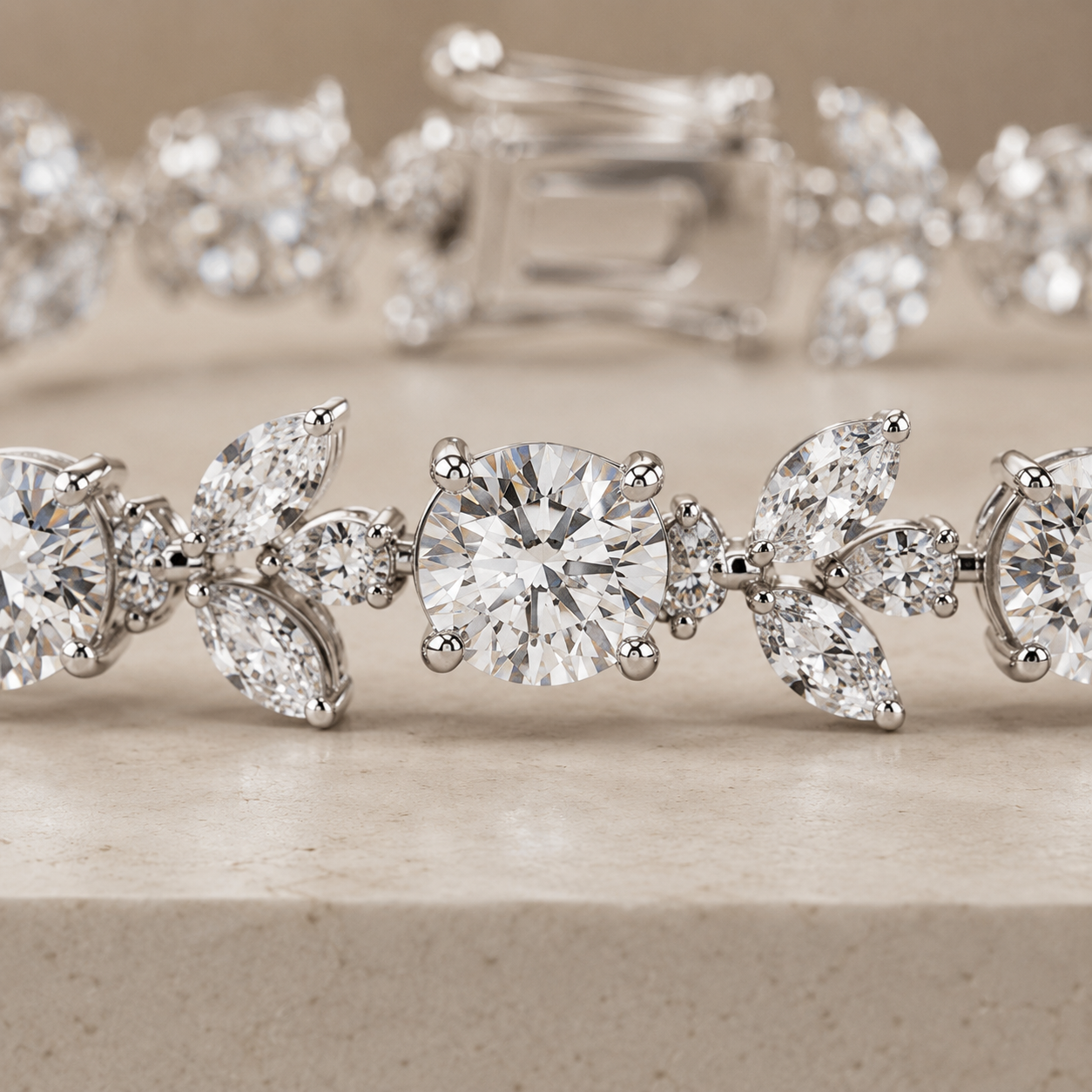SYLVARA – Botanical Natural Diamond Bracelet