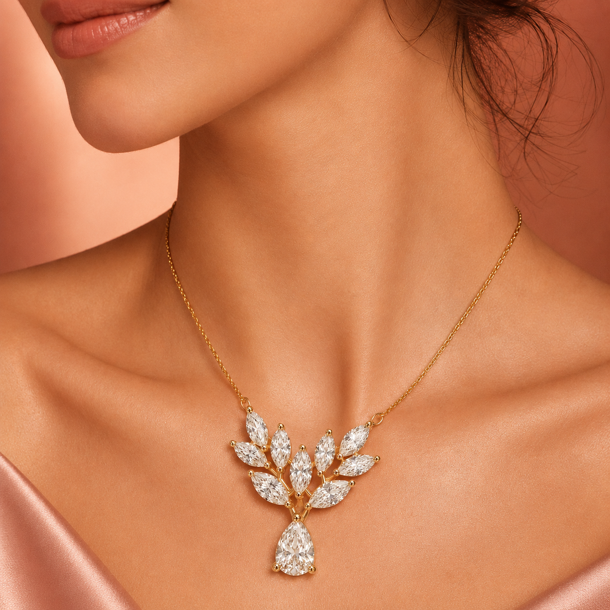 Verdara Convertible Diamond Pendant & Earrings Set