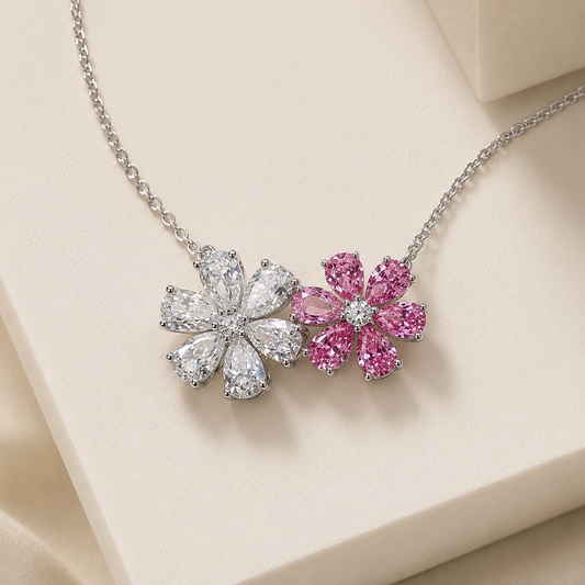 TERRA White & Rosé Bloom Pendant