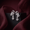 The Celestial Cascade Shaahi Noor Bow Diamond Earrings
