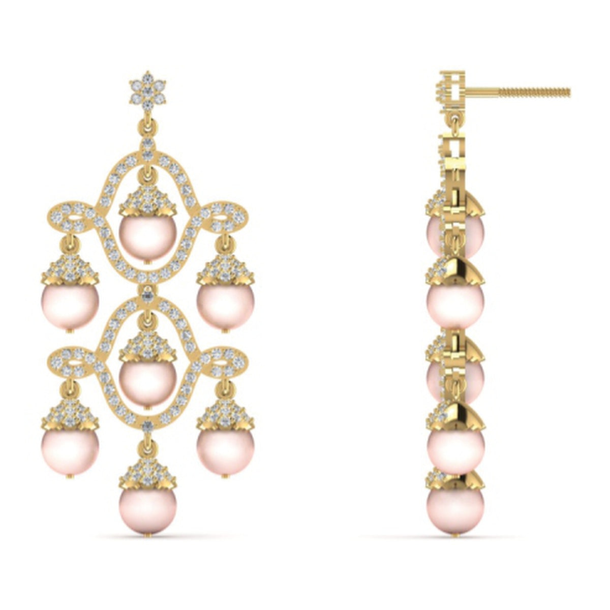 The Allure Diamond Chandelier Earrings