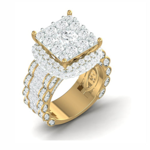 The Allure Diamond Cocktail Ring 2