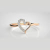 The Amour Heart Silhouette Diamond Ring
