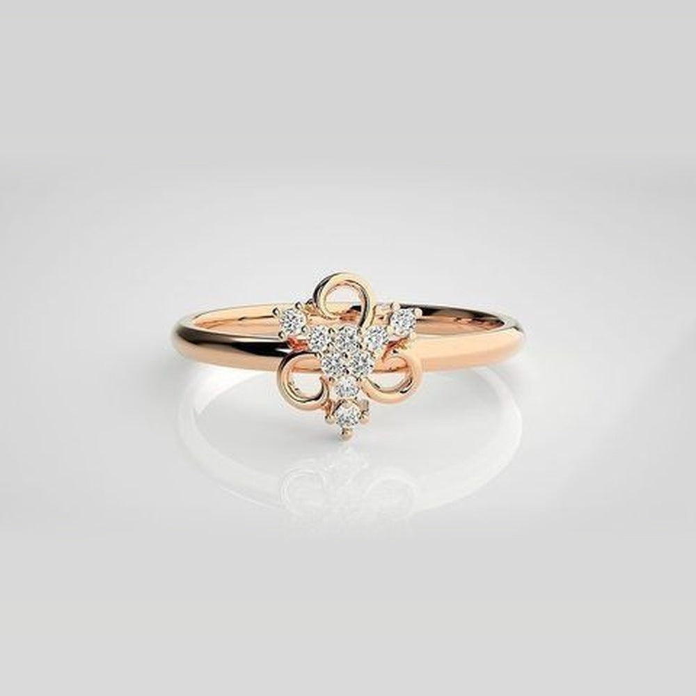 The Astral Celestial Wave Diamond Ring