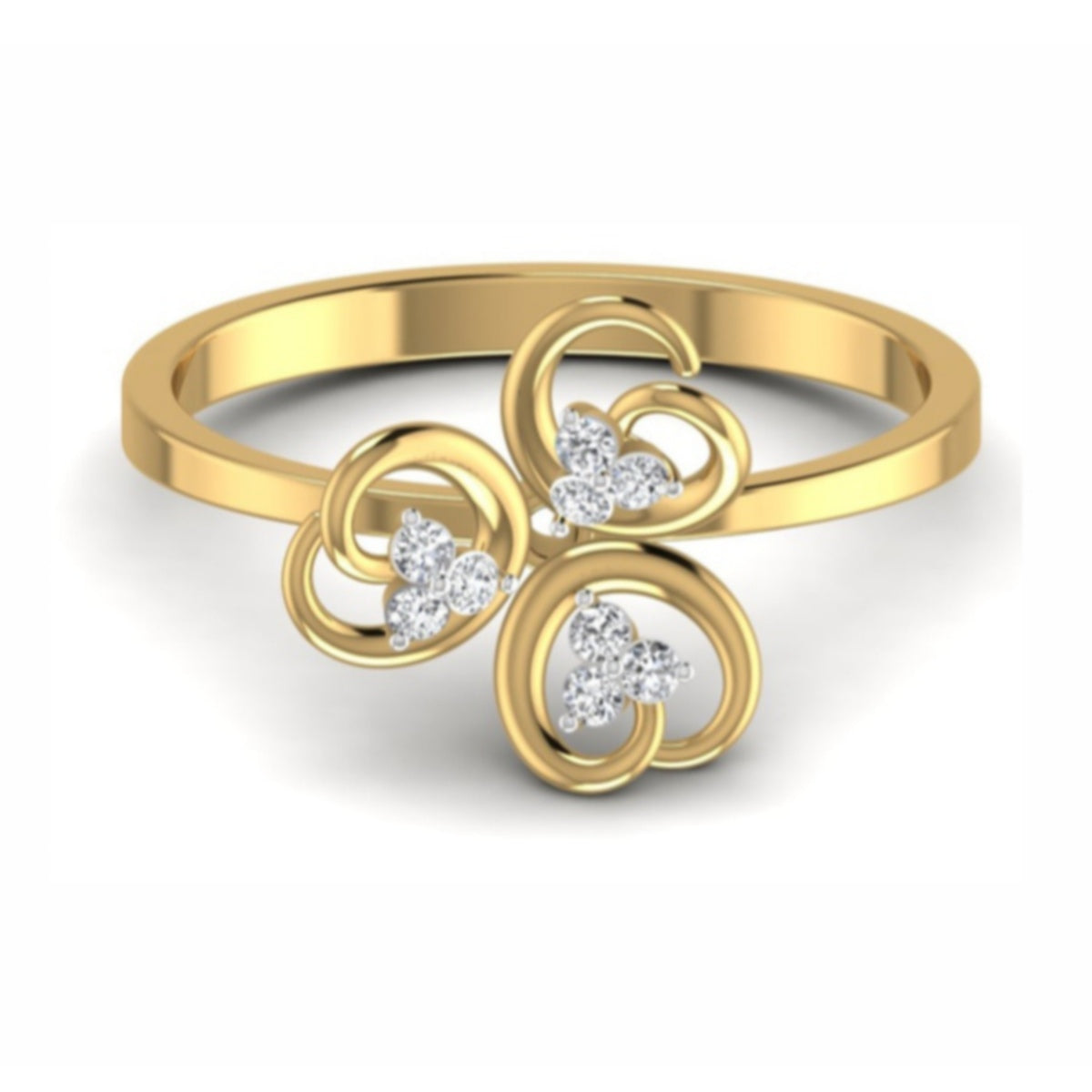 The Astral Diamond Cocktail Ring