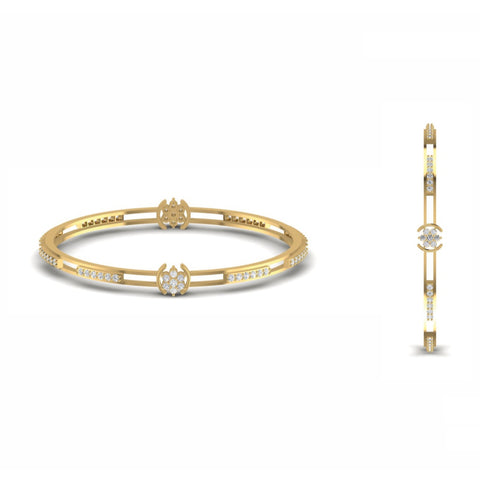 The Astral Diamond Designer Bangle