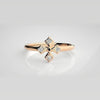 The Astral Dual Contour Diamond Ring