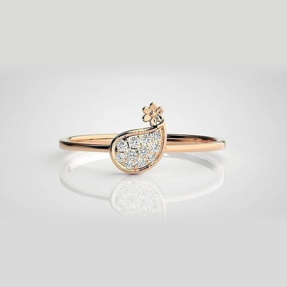 The Astral Ethereal Knot Diamond Ring