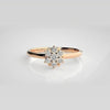 The Astral Floral Rosette Diamond Ring